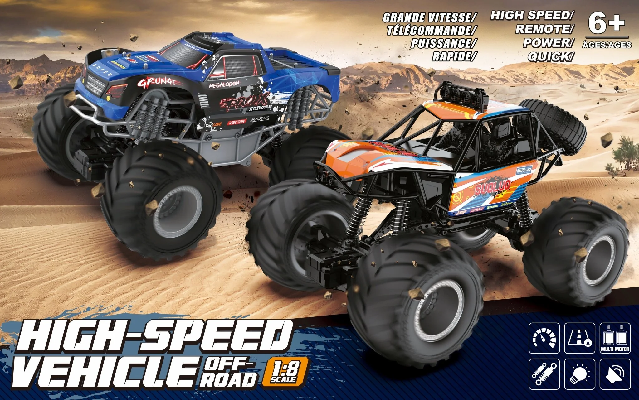 1:8 Scale 2.4G Remote-Control Car