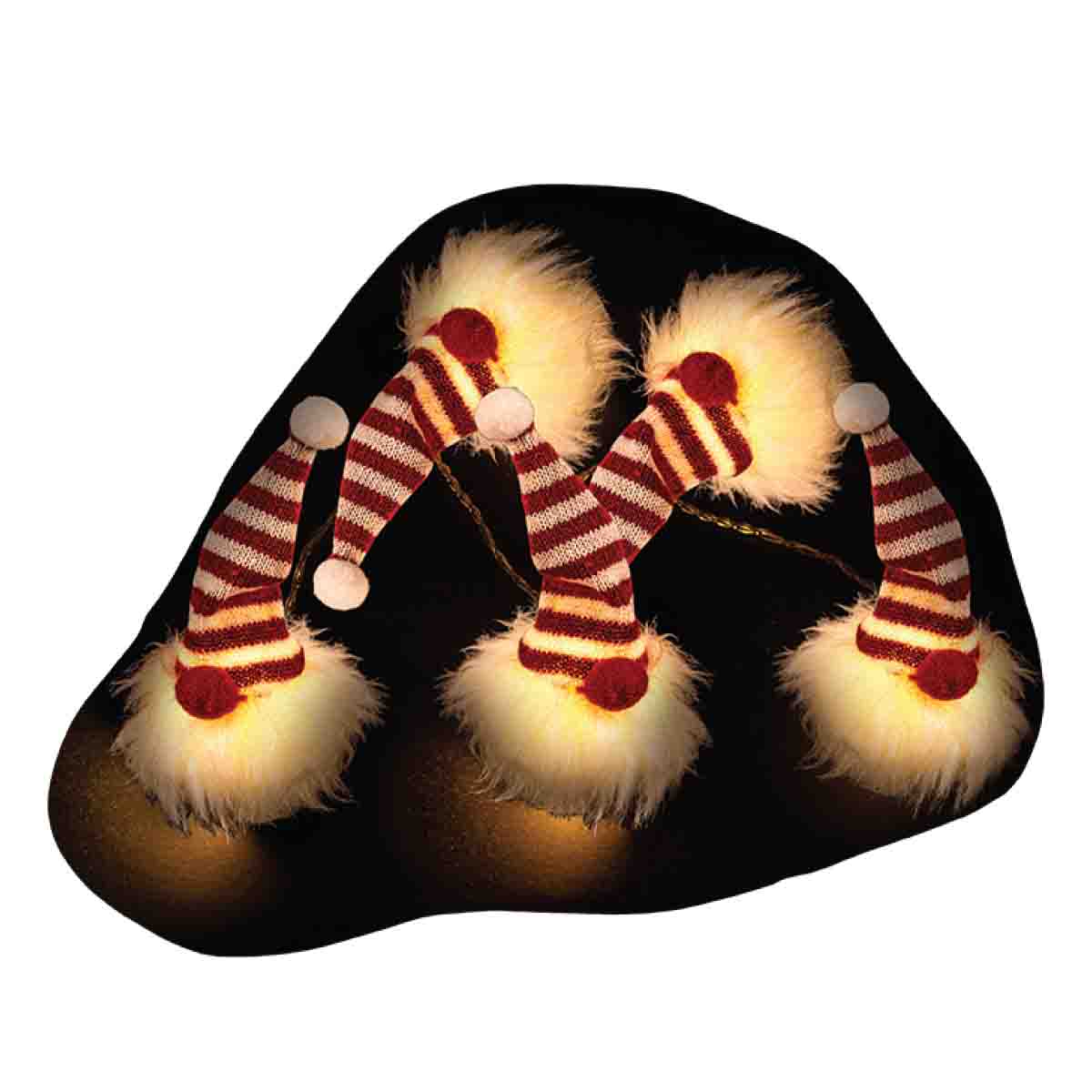 10 Light 5mm Fabric Decoration Battery Operated Warm White - Image 2