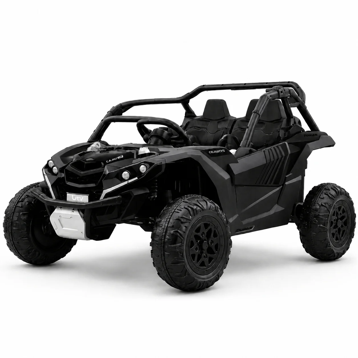 12V Electric Ride-On UTV Buggy with Remote Control, LED Lights & Working Doors - Image 4