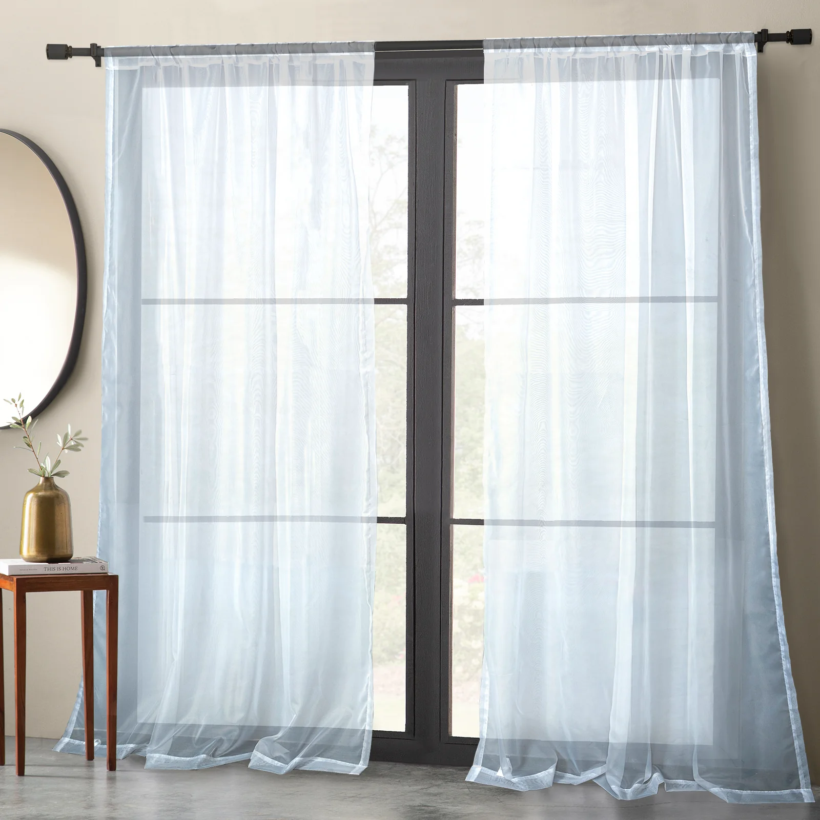 2pk Basic Elegance Sheer White - Image 2