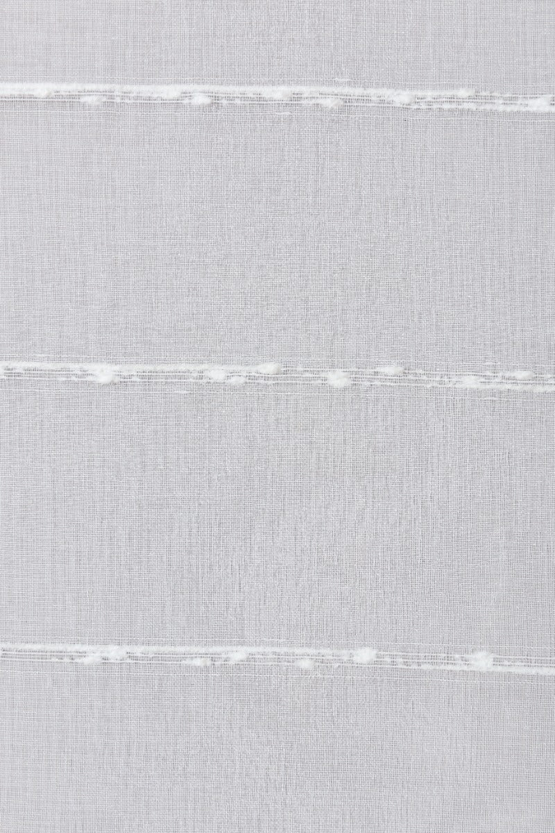 2pk Grommet Panel  Layla White Faux Linen Sheer - Image 2