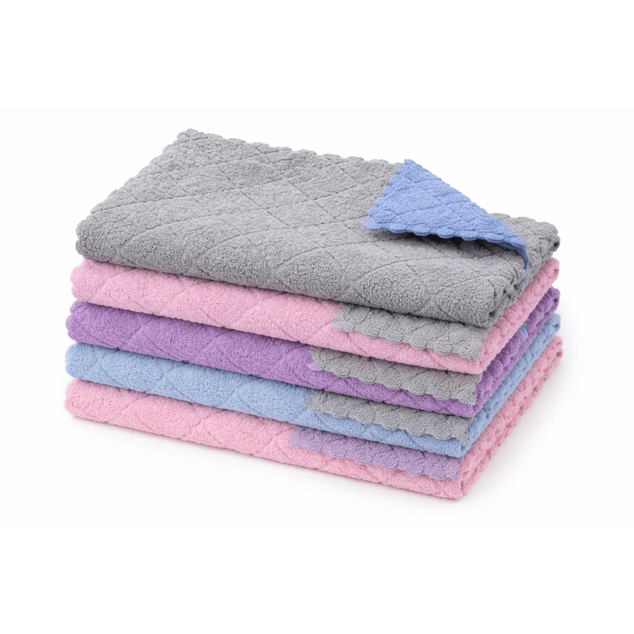 5-Pack Assorted Cleaning Towels – 30 x 30 cm
