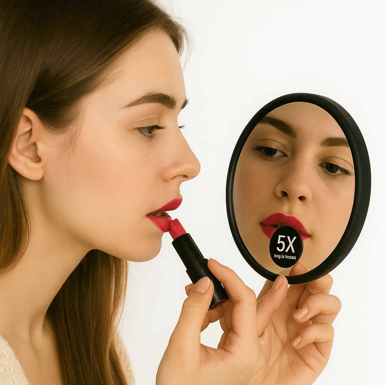 5X Magnifying Mirror – Black - Image 2
