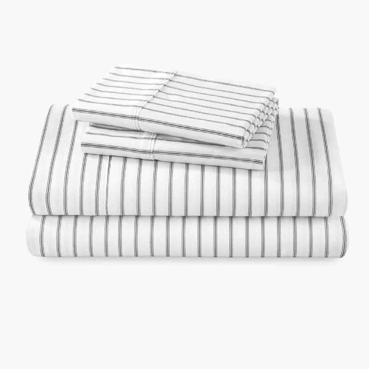 6 pcs. Microfiber Sheet Set with Embroidered Pillowcases - Image 5