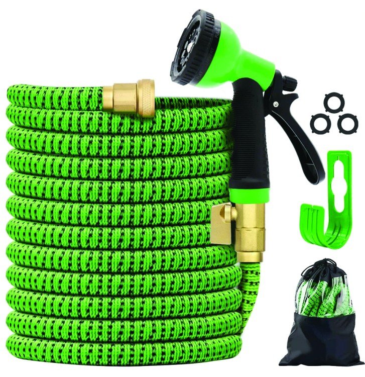 75 Ft. Expandable Garden Hose With 10 Function Spray Gun - Image 3