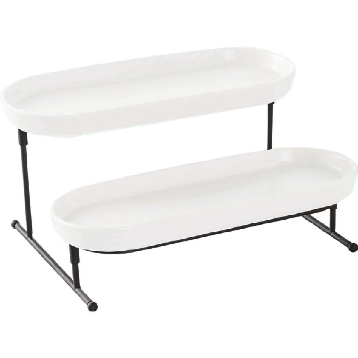 A La Cuisine - 2 Tier Oval Plate With Rack