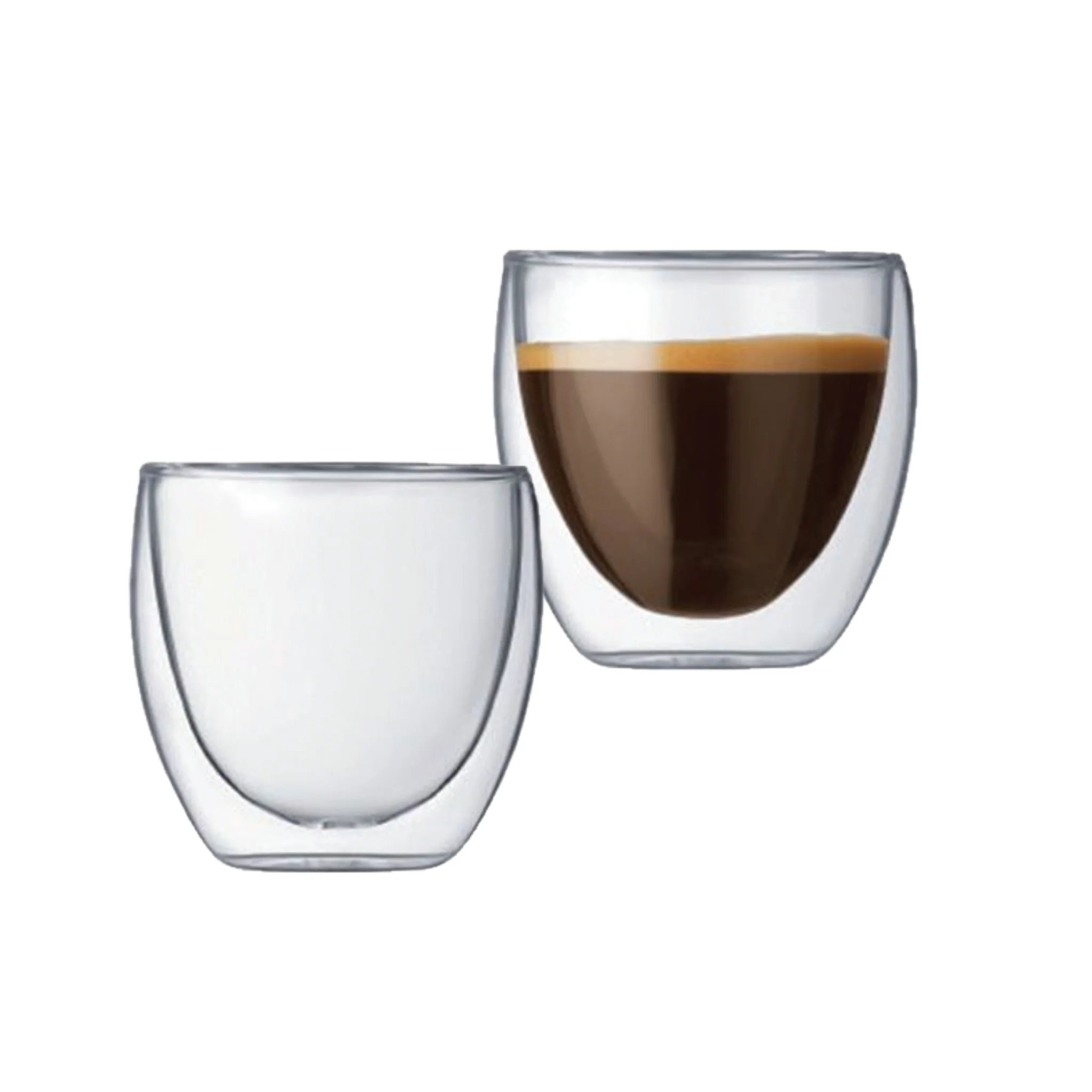 A La Cuisine - 2pcs Double Walled Glass Cup - Image 2