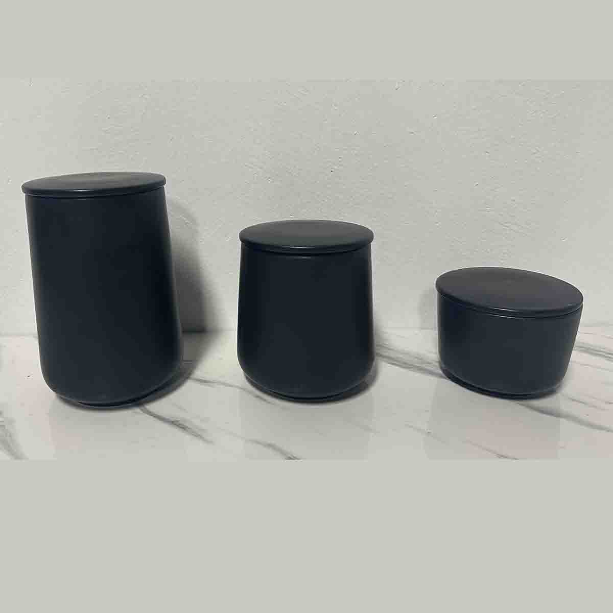 A La Cuisine - Cannister Ceramic 3pcs Set - Image 2