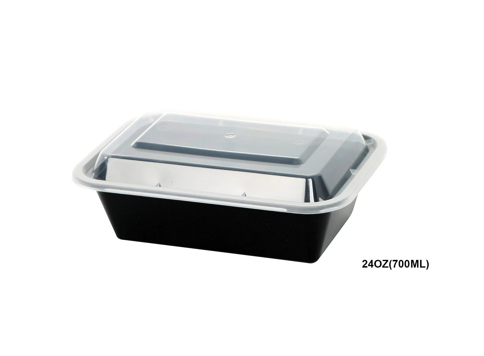 A LA CUISINE - Pack of 10 Rectangular Food Storage Tins with Lids 700ML