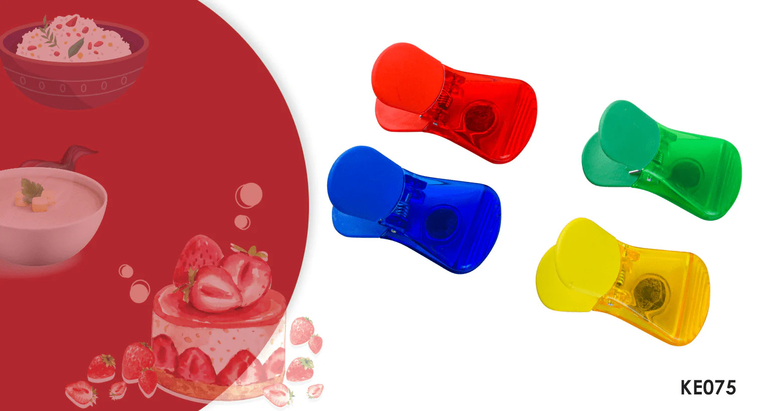 À La Cuisine - Set Of 12 Clips With Magnet - Image 2