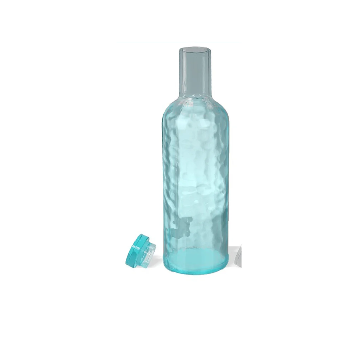 Acrylic bottle jug with stopper - Image 3