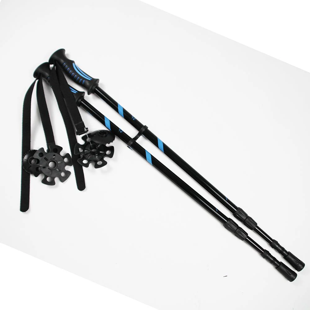 Adult Snowshoes (Blue 8 x 26 in) & Trekking Pole In a Bag Set - Image 13