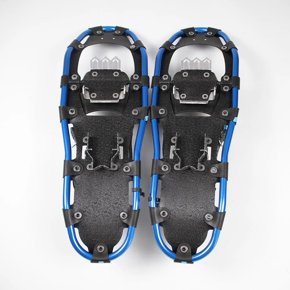 Adult Snowshoes (Blue 8 x 26 in) & Trekking Pole In a Bag Set - Image 3