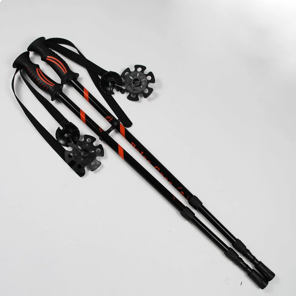 Adult Snowshoes (Red 8 x 21 in) & Trekking Pole In a Bag - Image 8