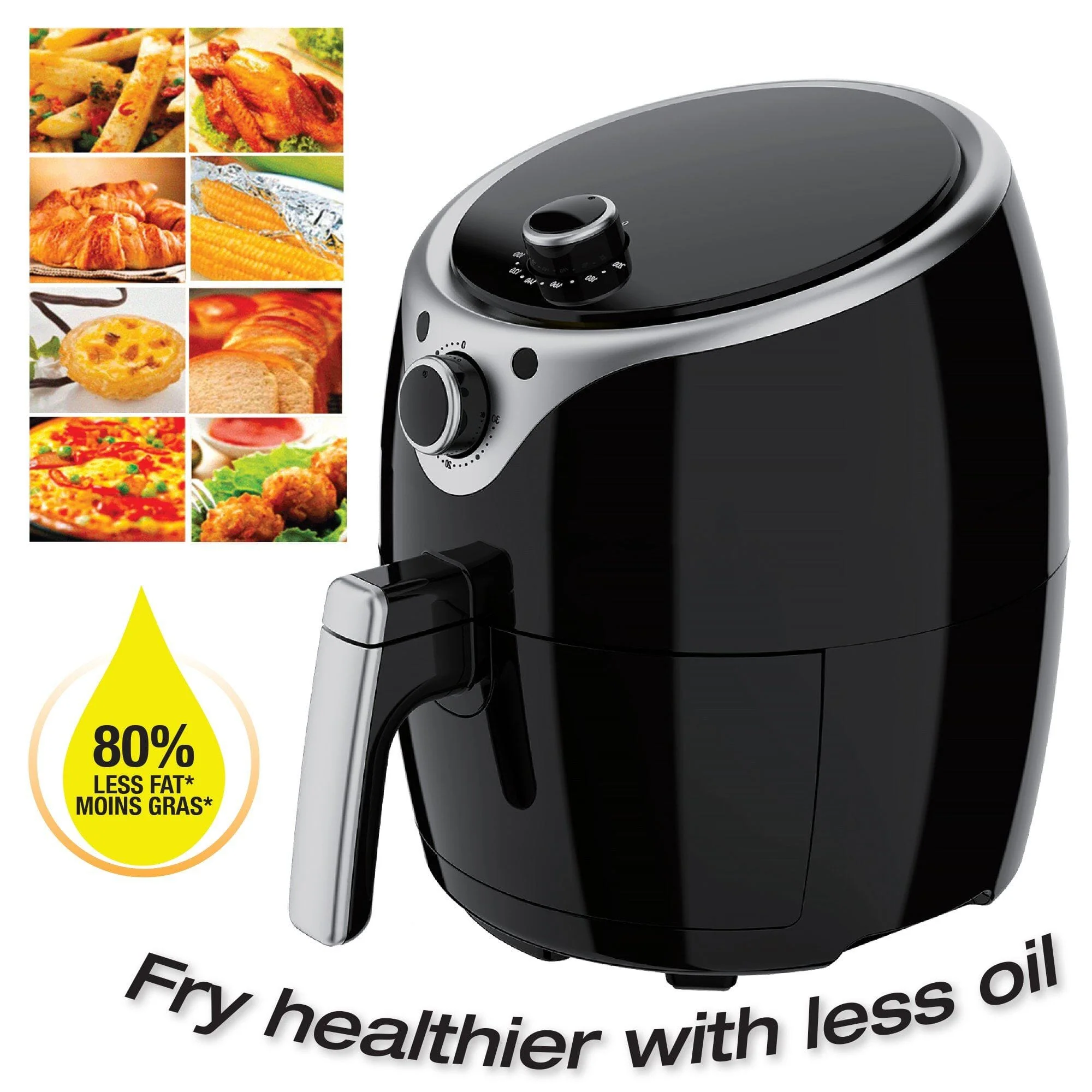 Air Fryer with detachable tank | 3.5 L - 1400 w - Image 2