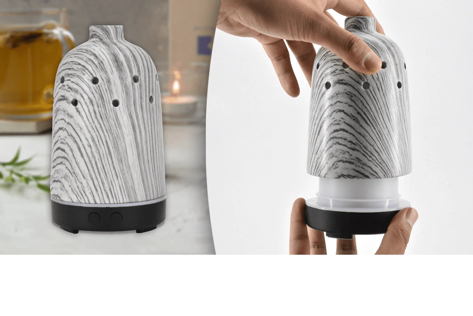 Aroma Diffuser White/Black/Grey - Image 7