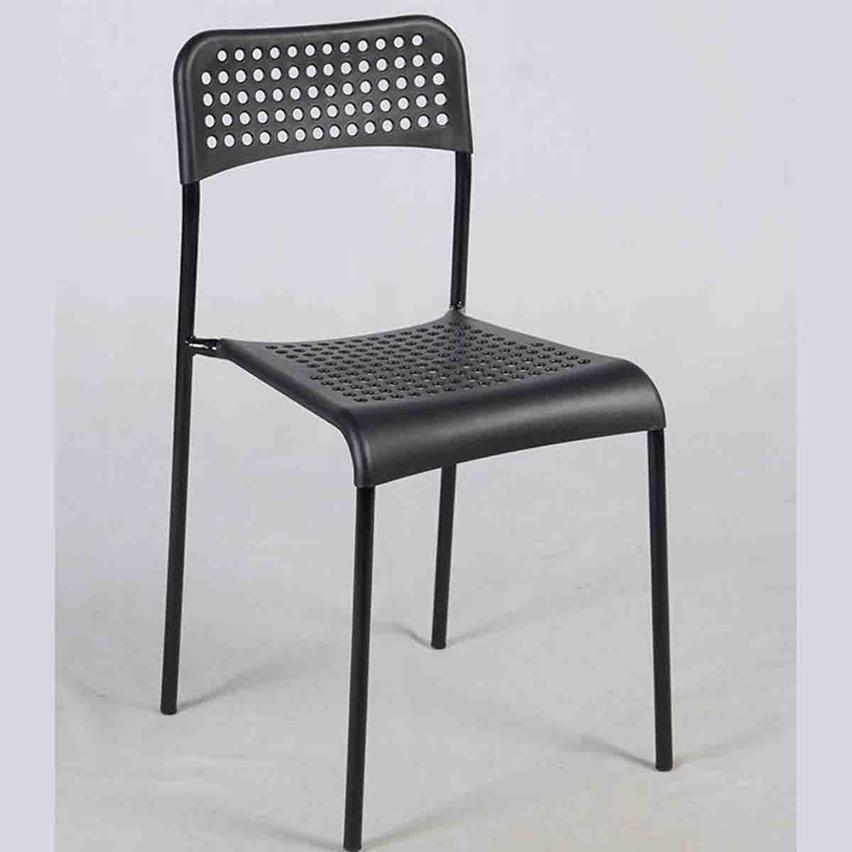 Atelier Du Nord - Linda Plastic Chair with Metal Legs - Image 2