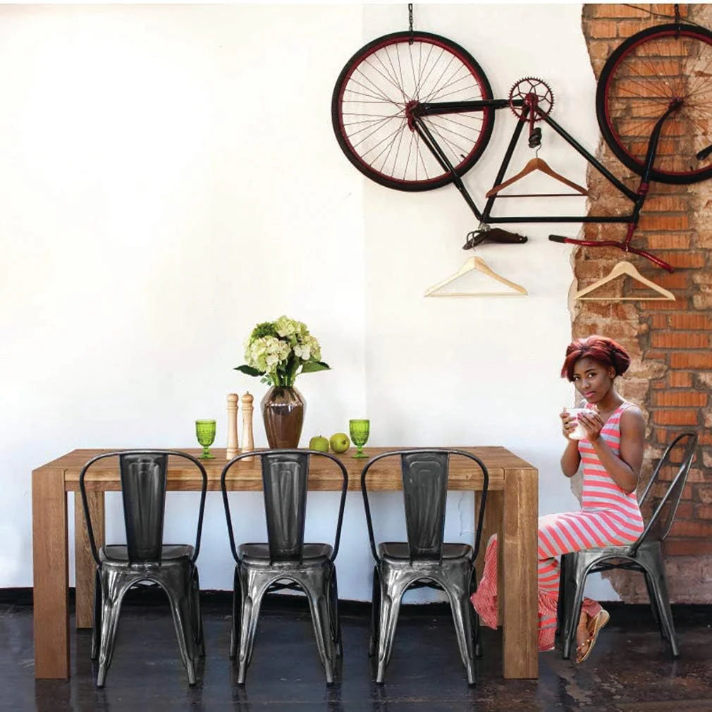 Atelier Du Nord- Metal Dining Chair - Image 4