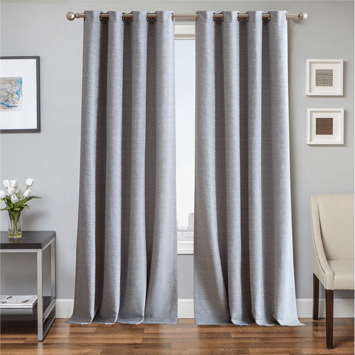 Austen- 2 Pk Bonded Grommet Panels 52x84