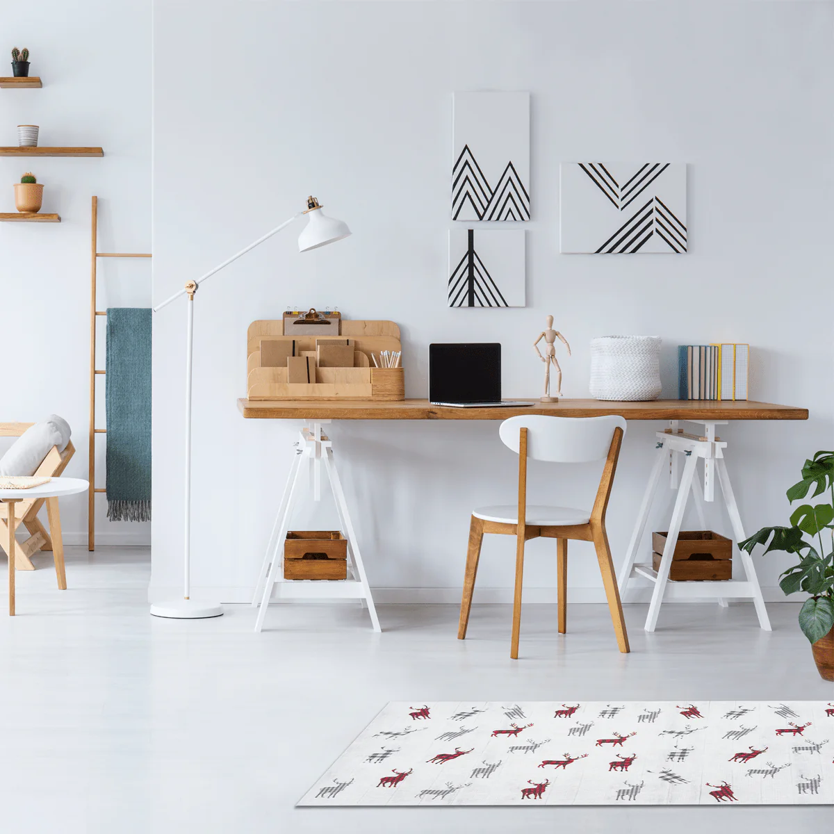 AVA - PVC Mat 50x80 cm | Rustic Cabin