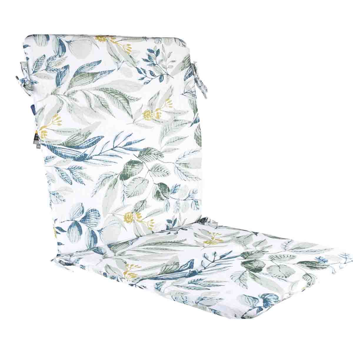 BALI Outdoor Printed High Back Chair Pad