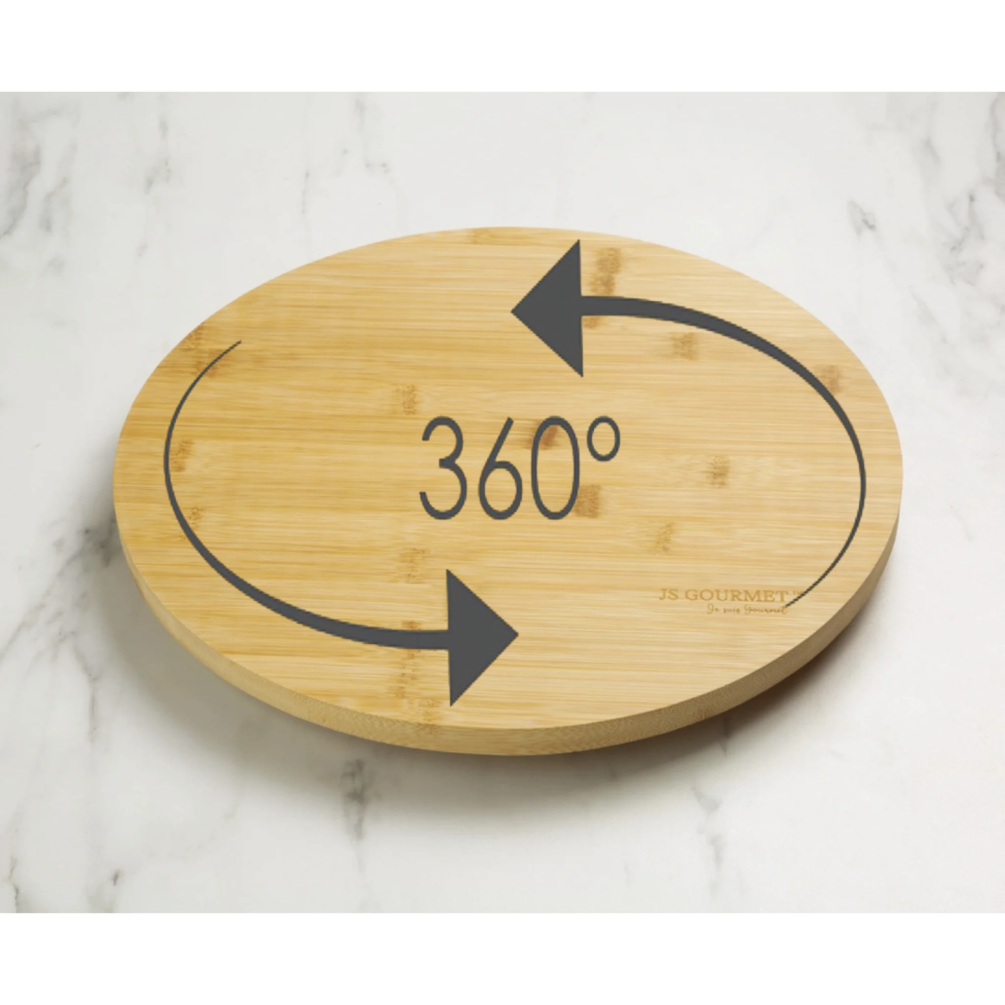 Bamboo Wood Lazy Susan – 18”
