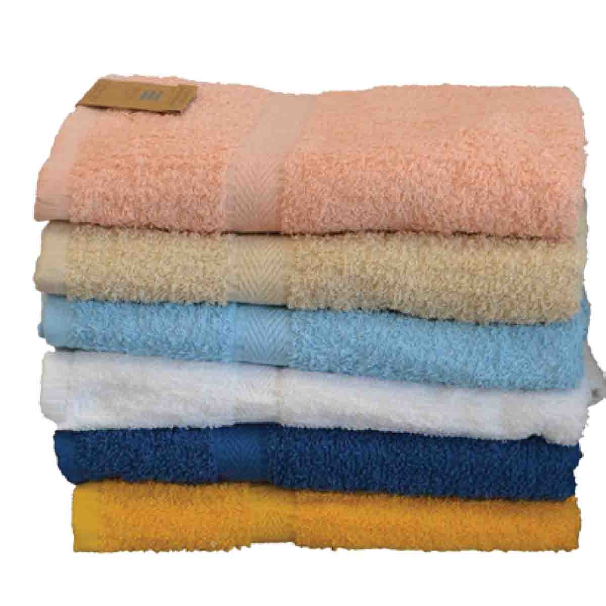 Bath Towel 24x46in Solid Asst