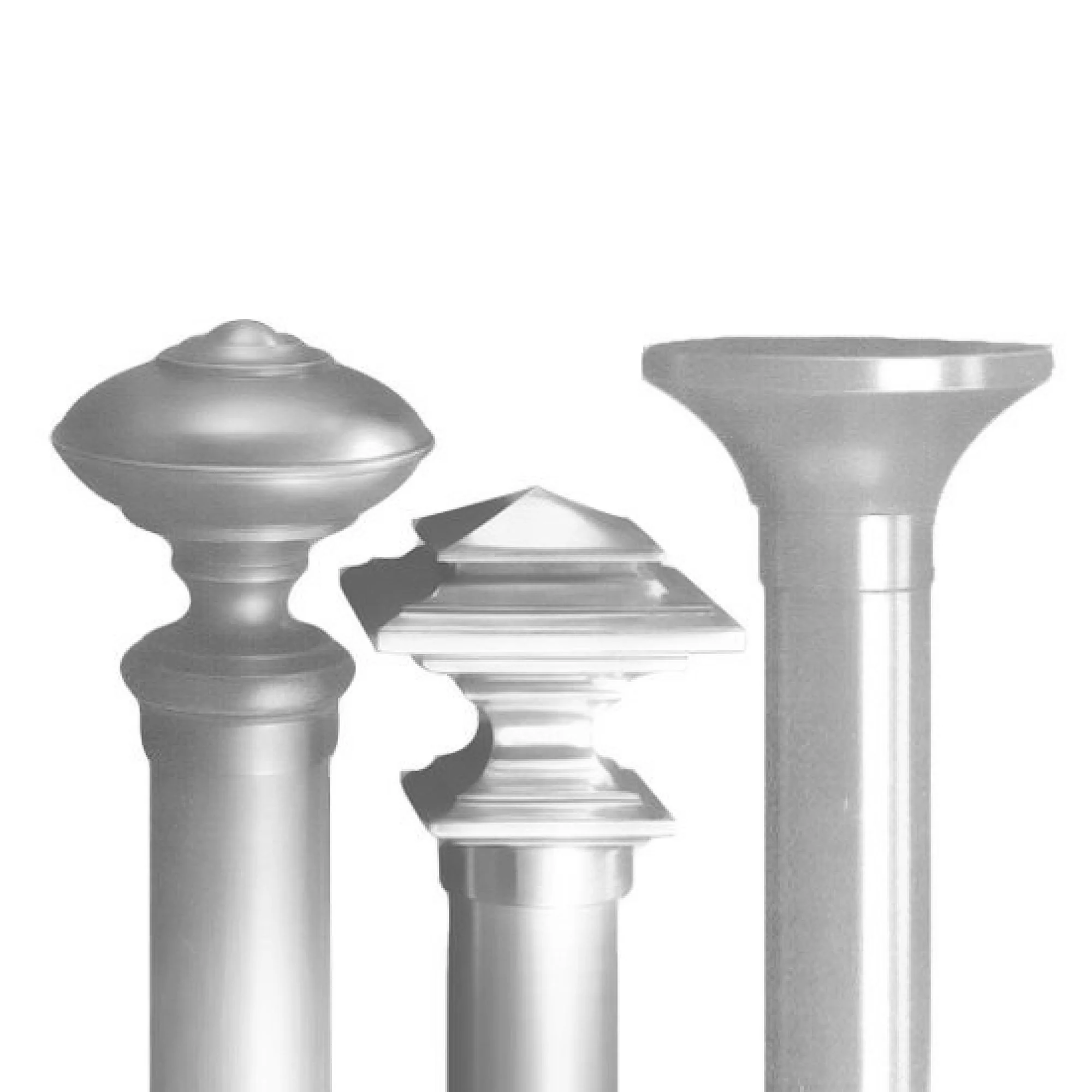 BELLAMY POLE SET - SILVER