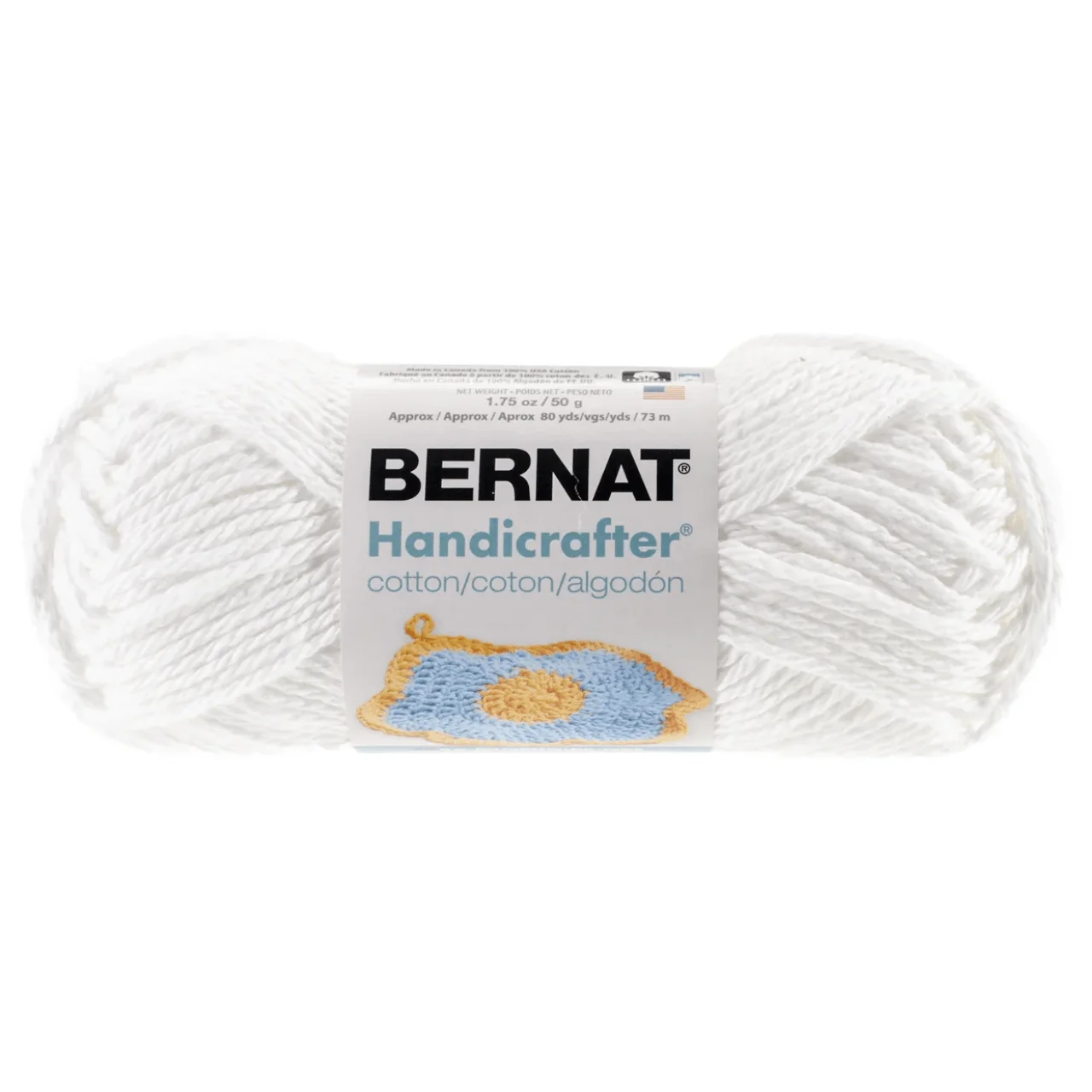 Bernat Handicrafter Cotton Yarn 50g – Off White