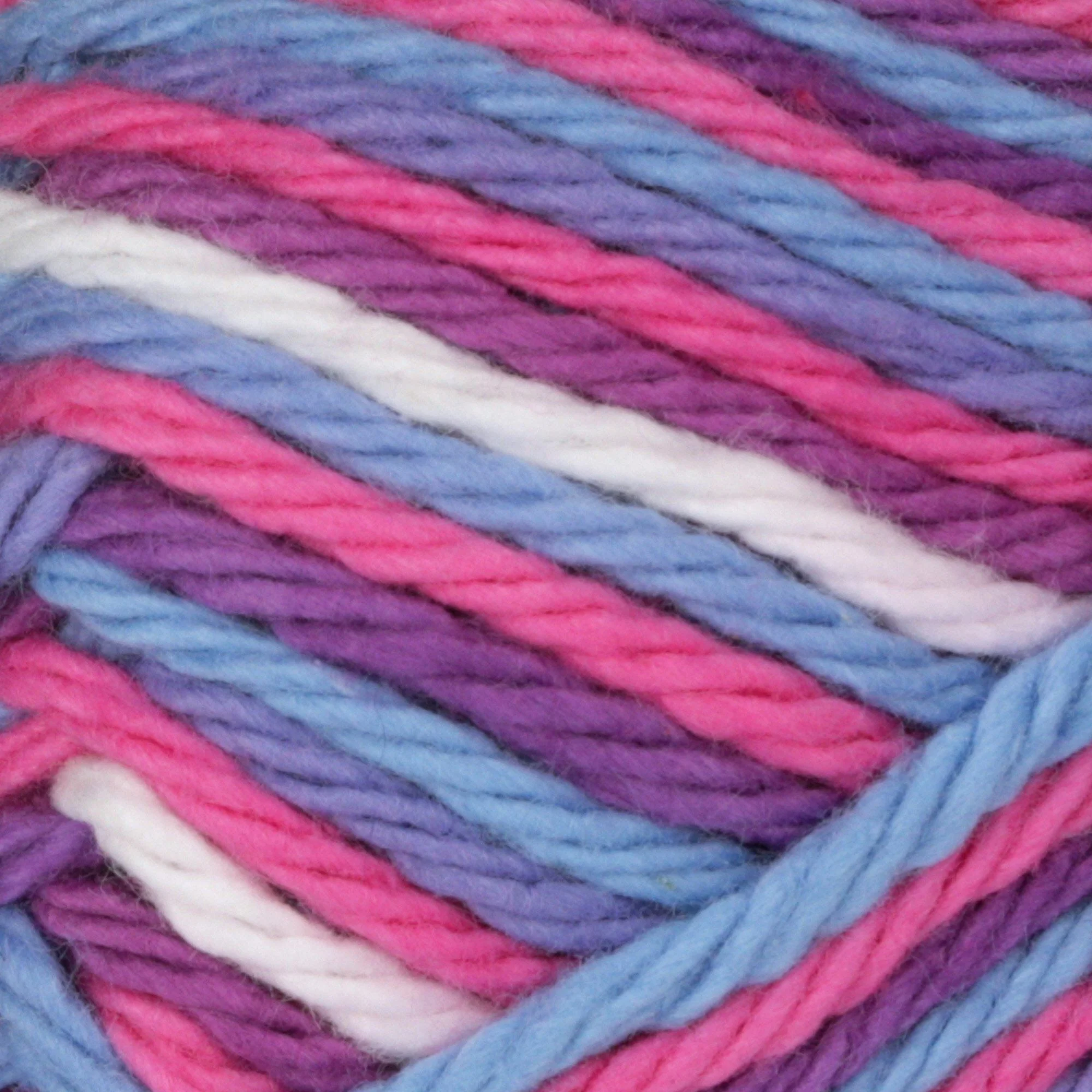 Bernat Handicrafter Cotton Yarn Purple Perk Ombre - Image 2