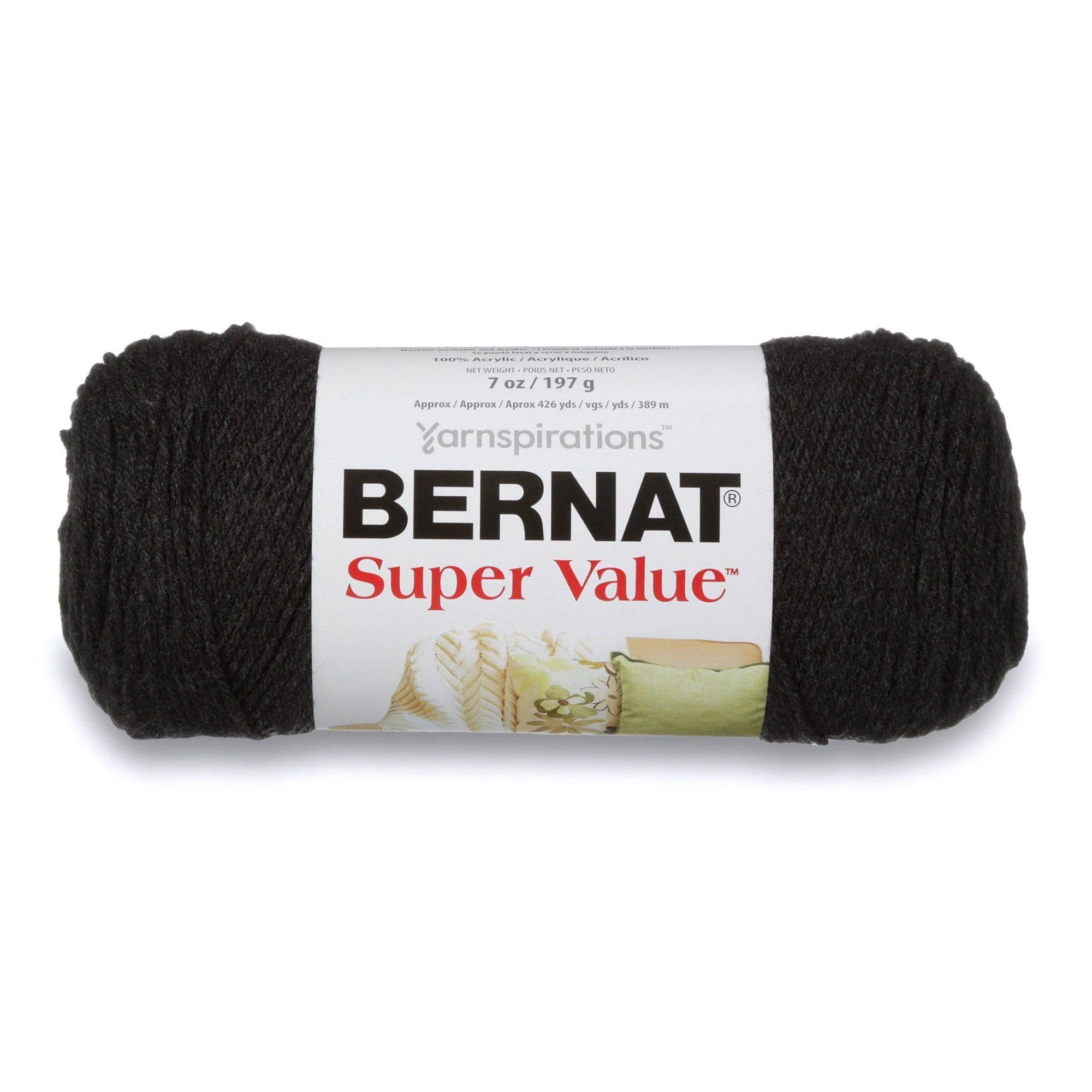 Bernat Super Value 3-197G Dark Grey