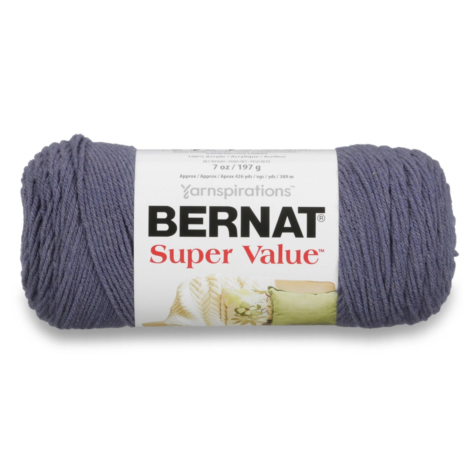 Bernat Super Value 3-197G Steel Blue Heather