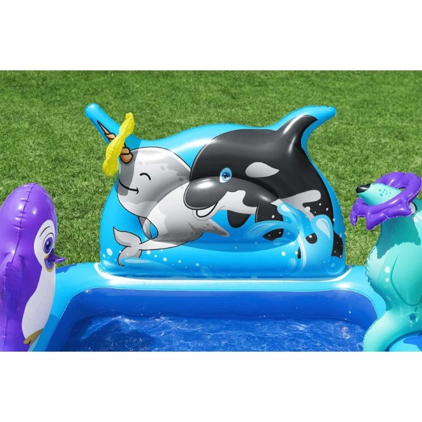 Bestway® Polar Pals™ Kids Inflatable Water Play Center and Pool 1.34 m x 1.31 m x 73 cm - Image 5
