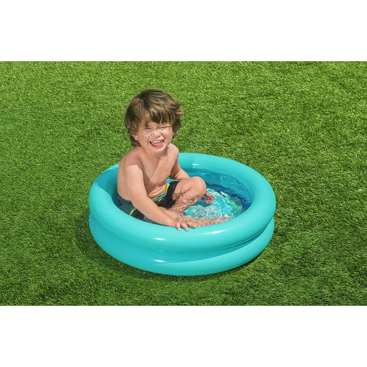 Bestway® Round Double Ring Inflatable Kiddie Pool 61 cm x 15 cm - Image 11