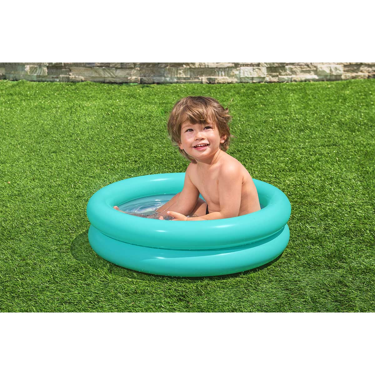Bestway® Round Double Ring Inflatable Kiddie Pool 61 cm x 15 cm - Image 12