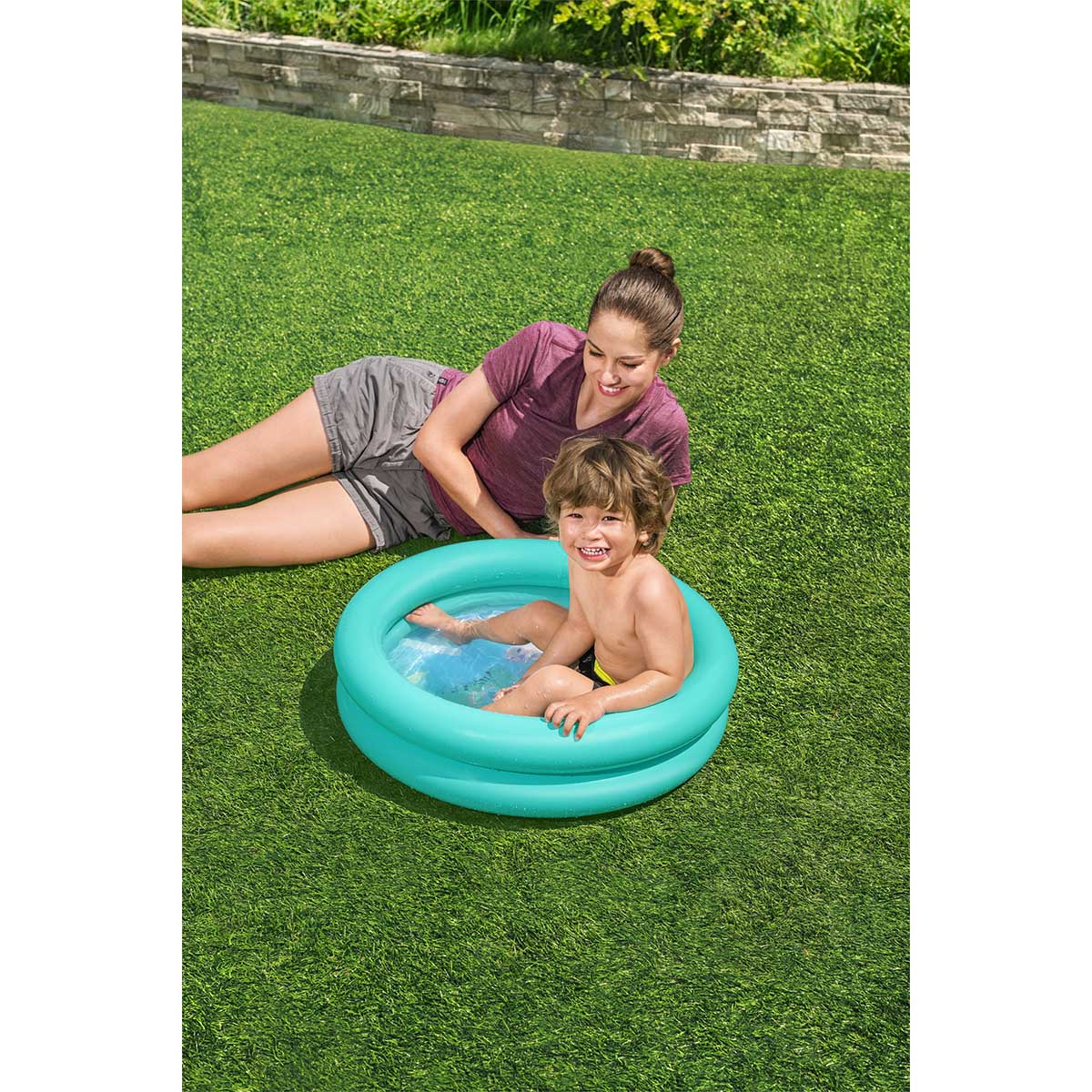 Bestway® Round Double Ring Inflatable Kiddie Pool 61 cm x 15 cm - Image 14