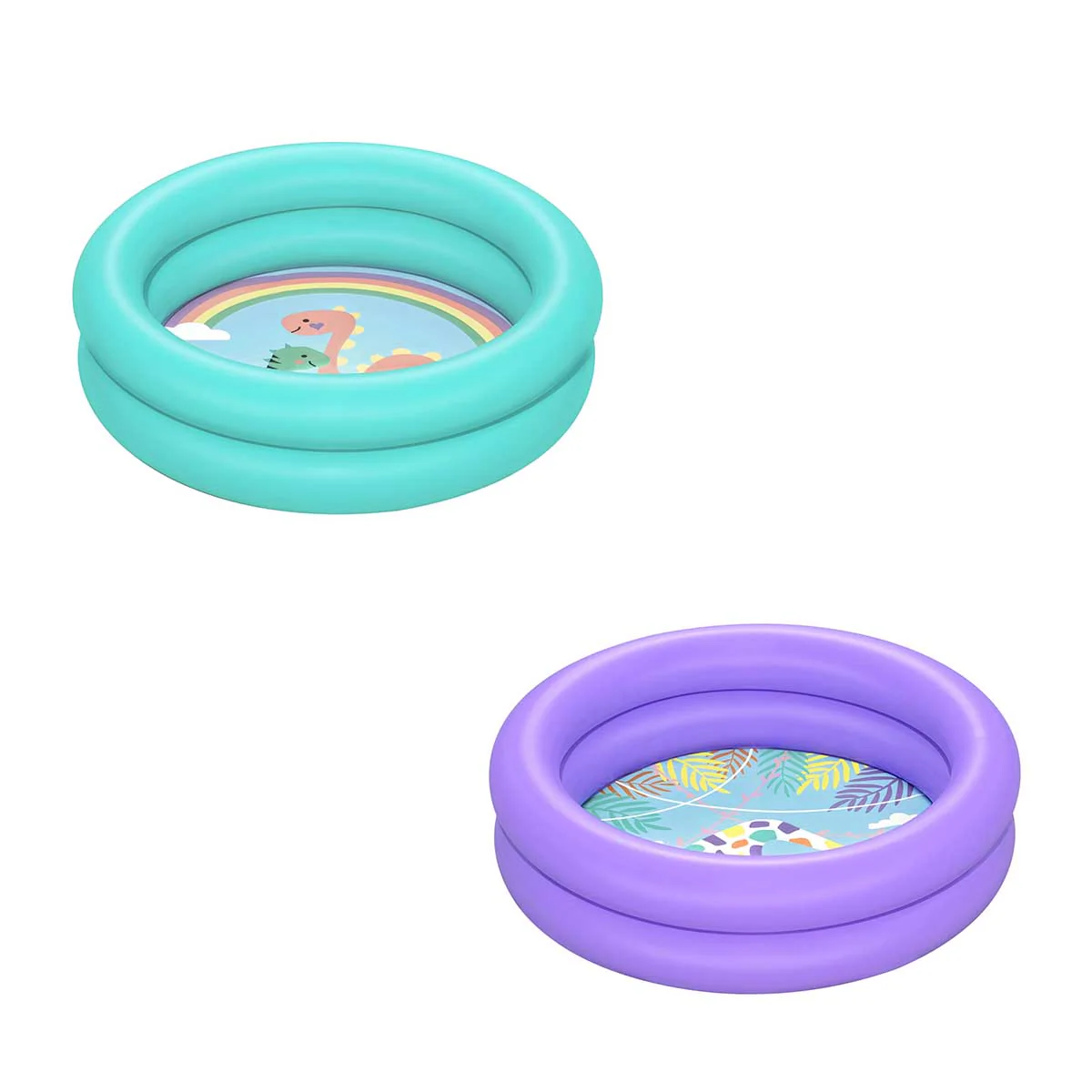 Bestway® Round Double Ring Inflatable Kiddie Pool 61 cm x 15 cm - Image 18