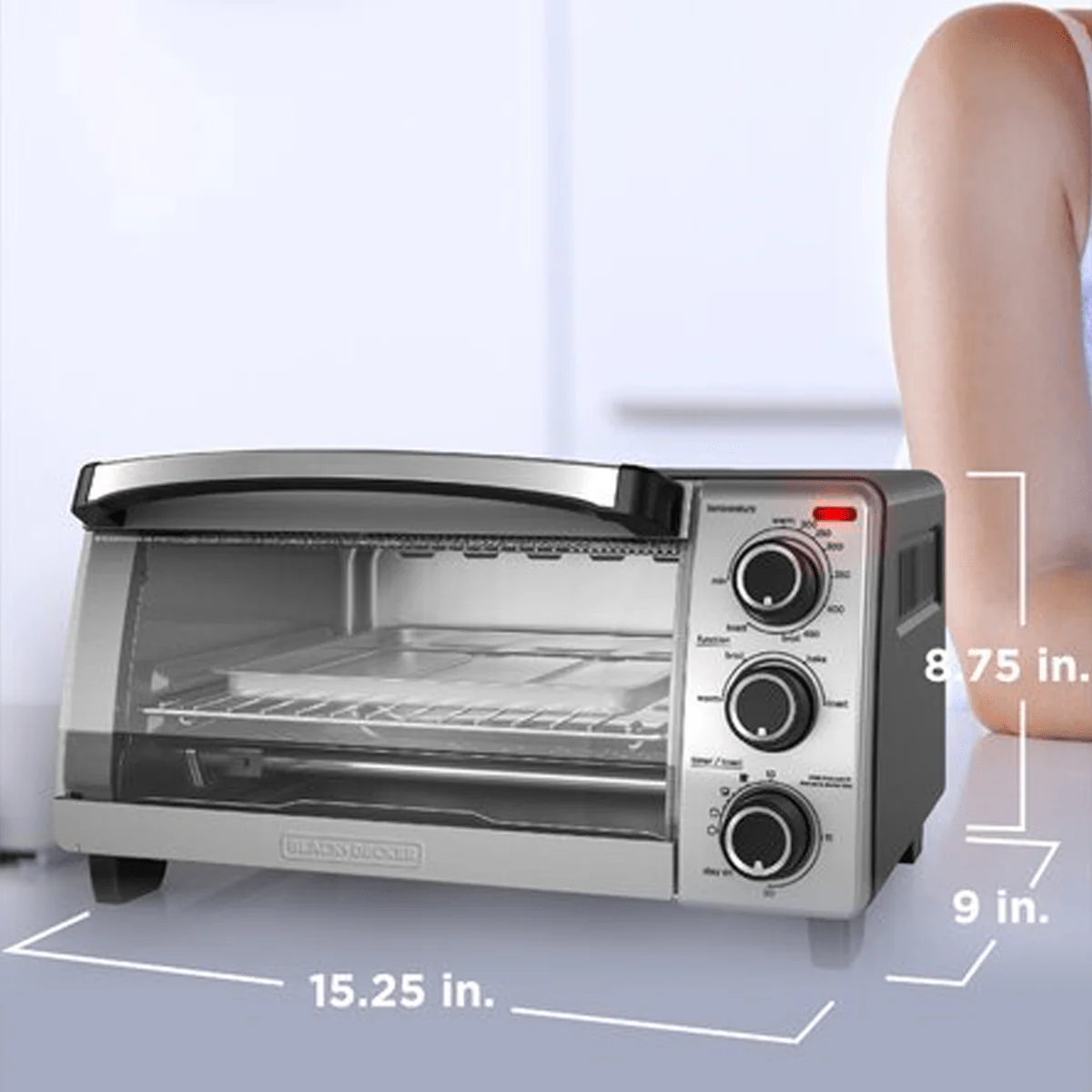 BLACK+DECKER | 4-Slice Convection Oven - Image 3