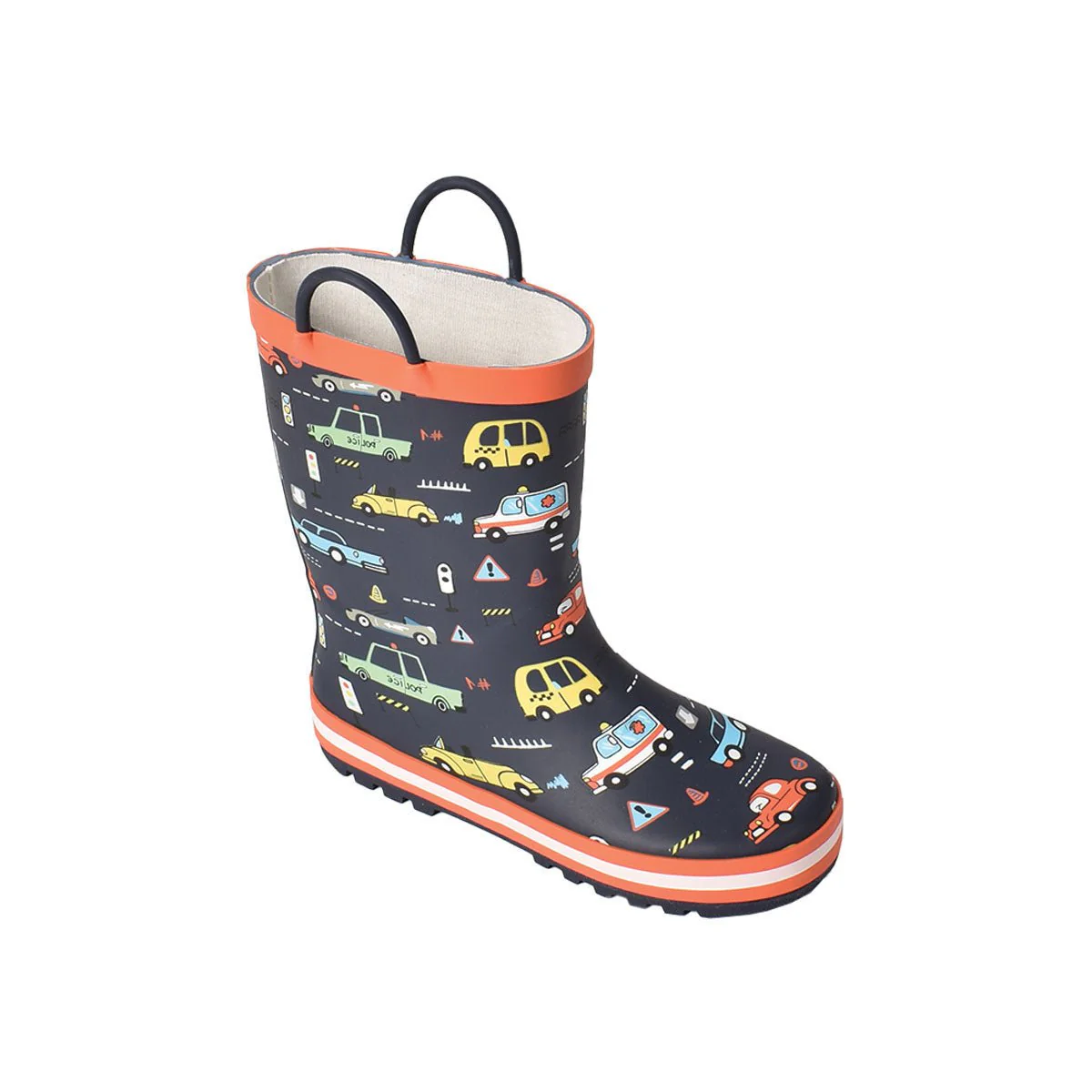 Boys Rubber Boots With Car