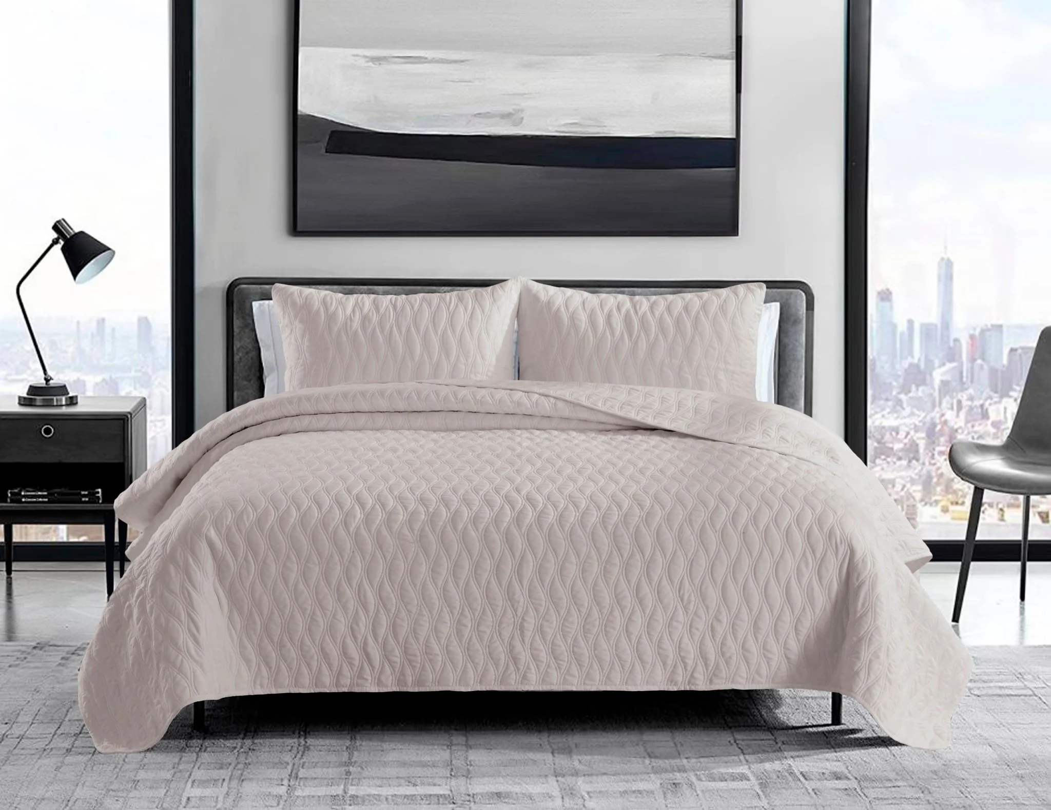 CALVIN 3pcs Quilt Set - Image 3