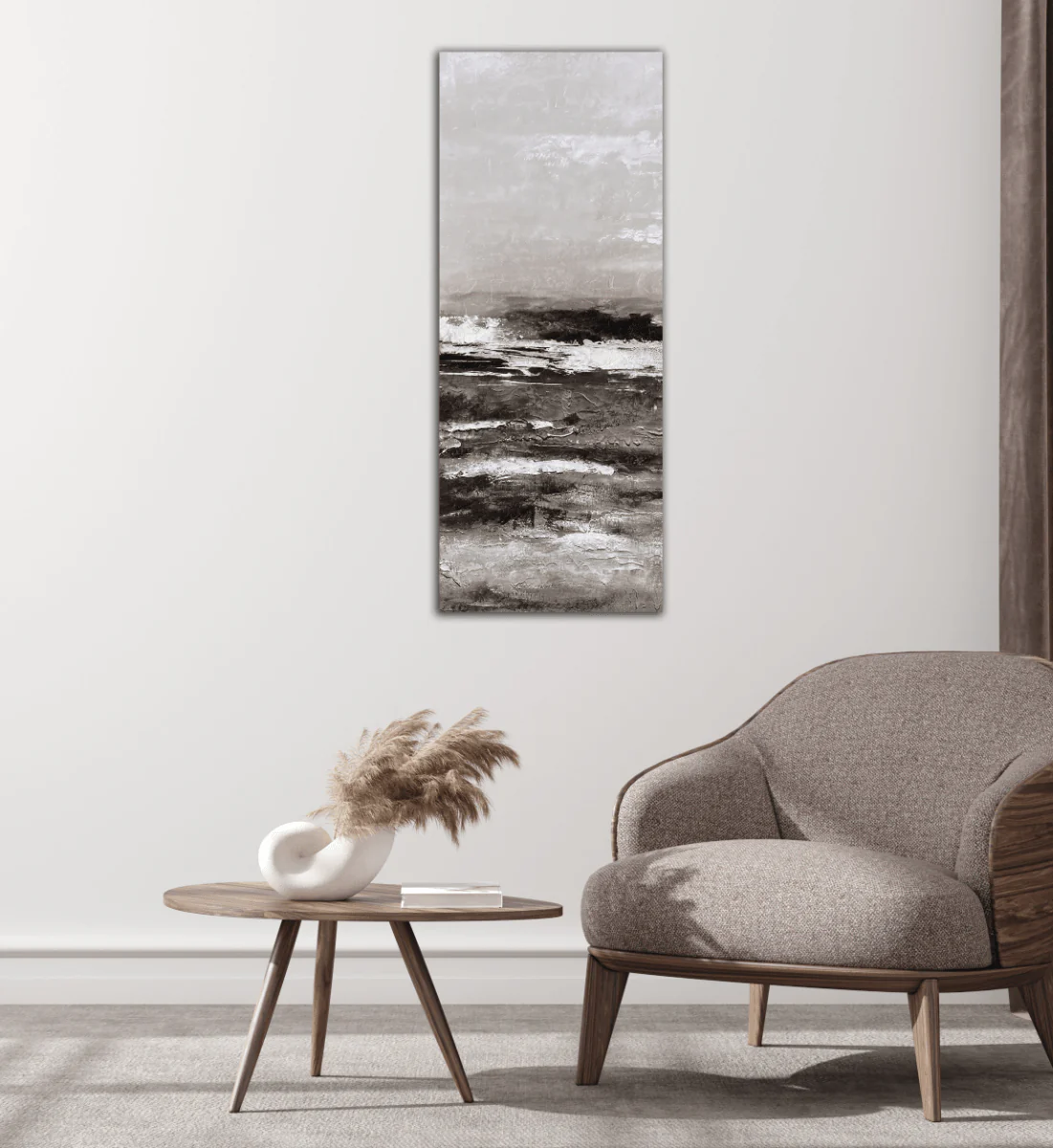 CANVAS 50X150 ABSTRACT WAVE LAYER