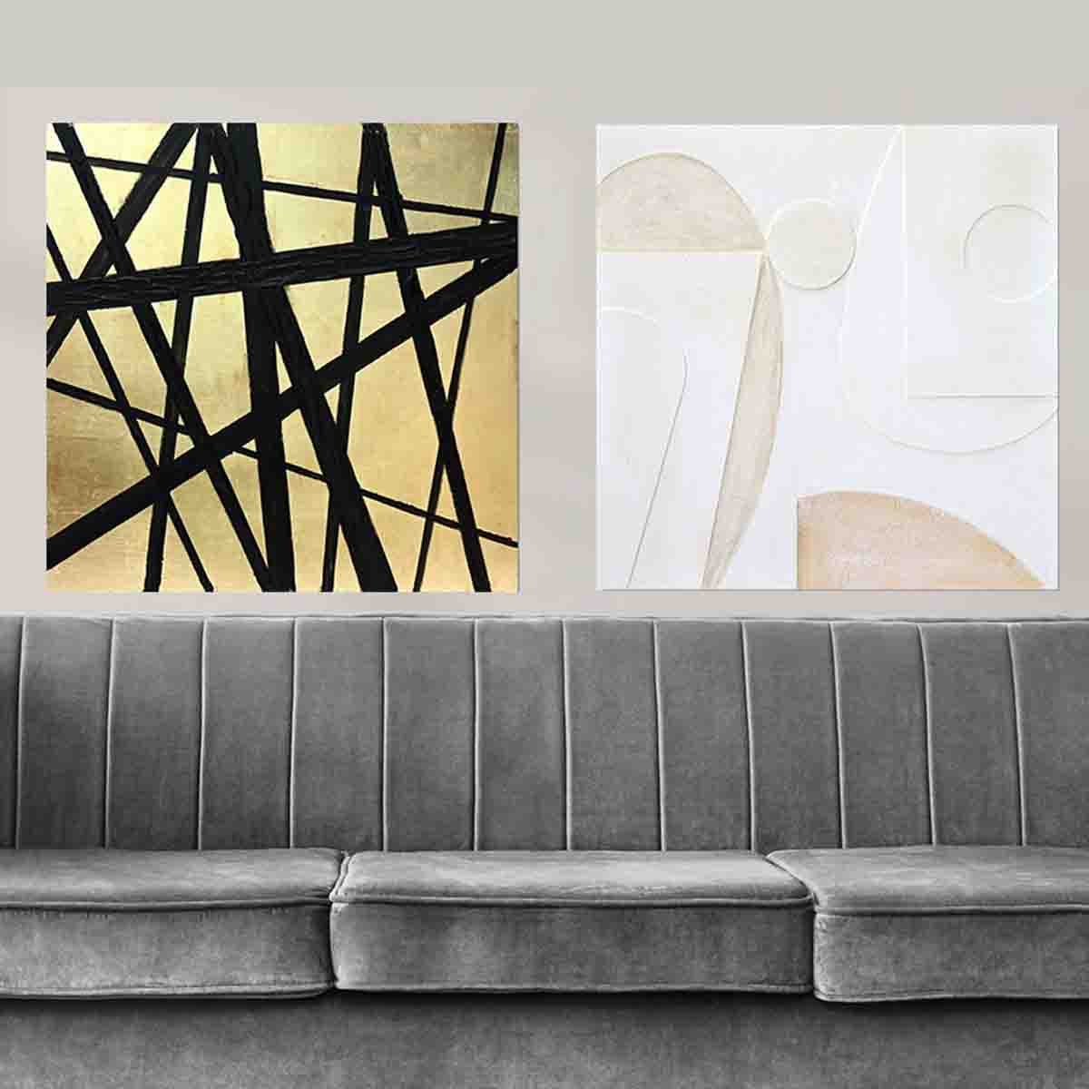 Canvas Hand Painted 80x80cm