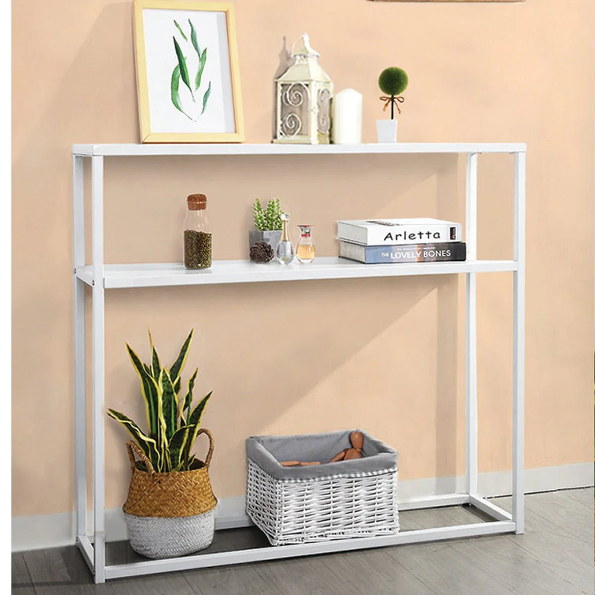 Console Table Shelf Renzo Metal