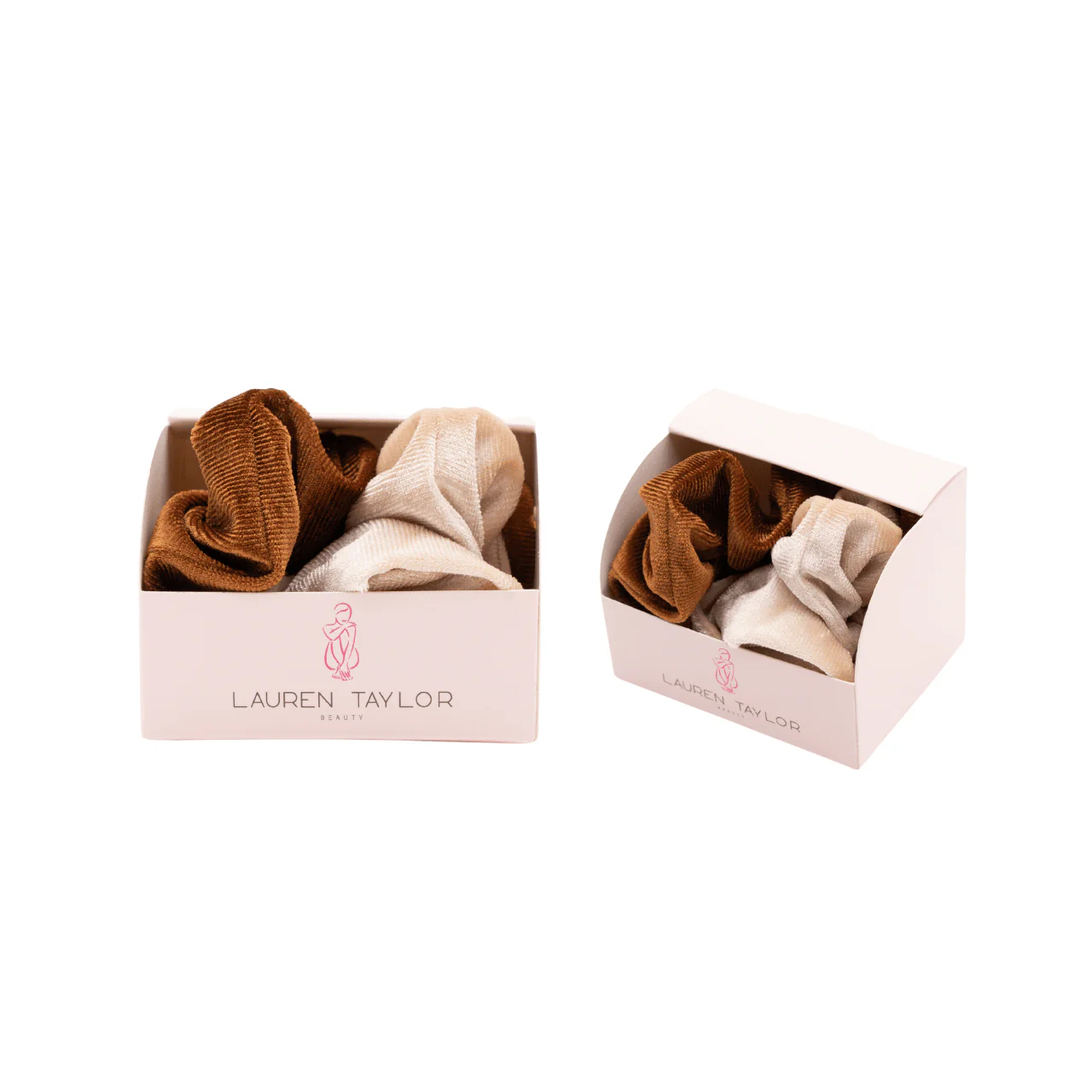 Corduroy Velvet Scrunchie Set - Image 2