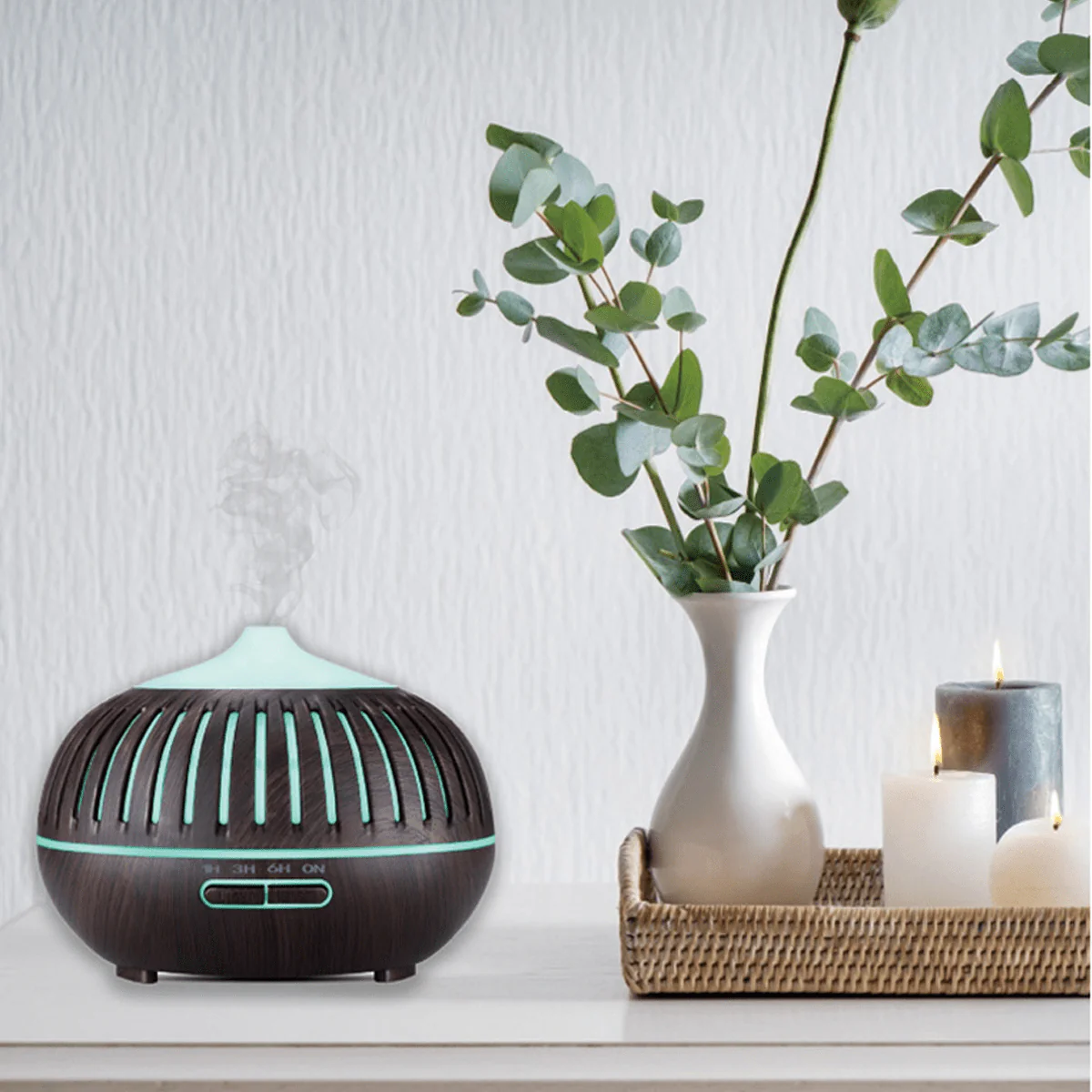 Dark Wood Diffuser with USB 400ml - Image 2