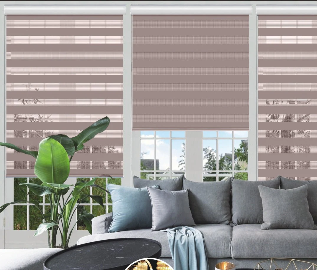 Day & Night - Cordless Roller Blinds | Taupe - Image 2