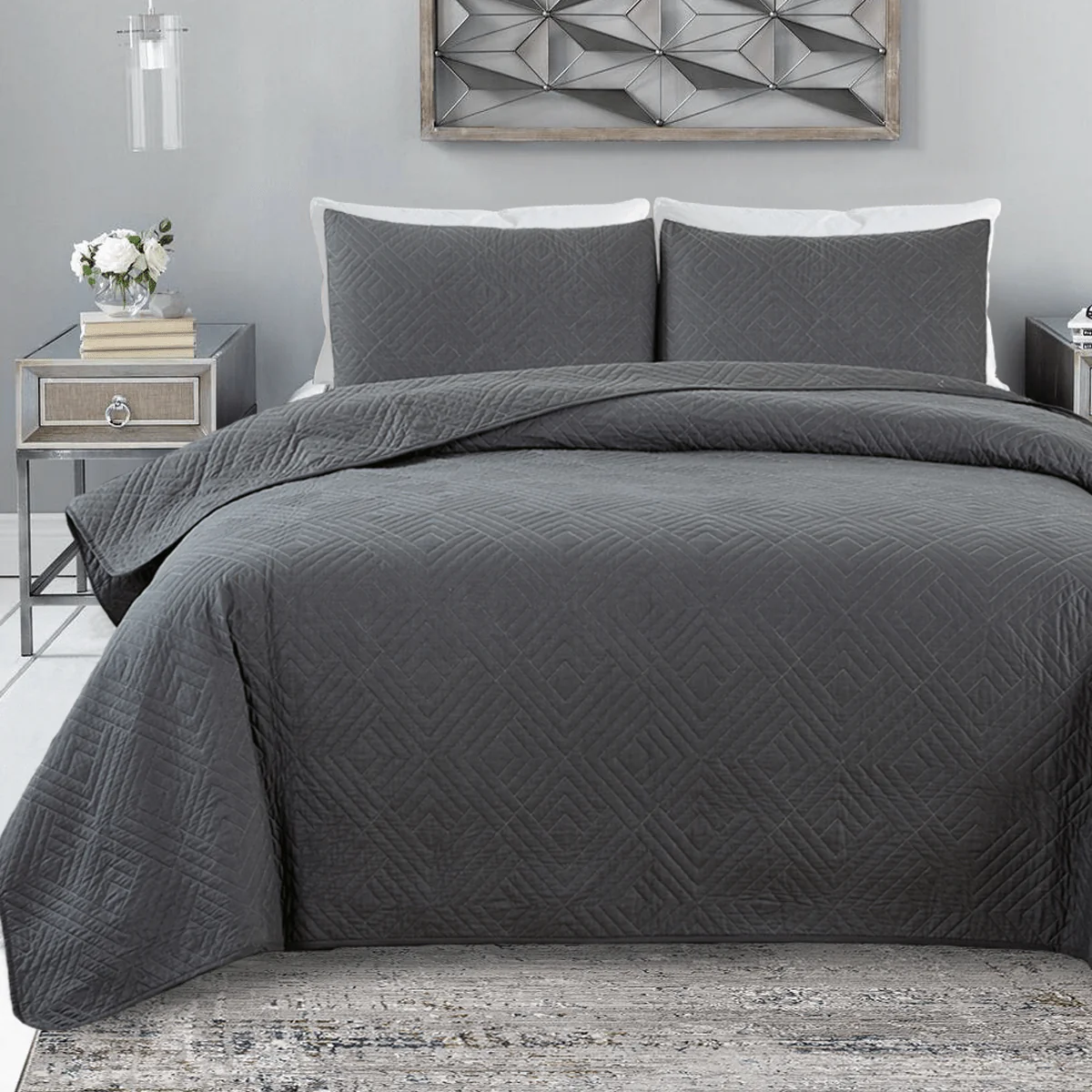 Diva - Quilt Set 3 Pc Cotton - Image 6