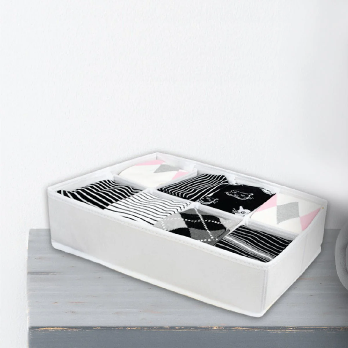 Drawer Divider White 35.5x10x10.5 Foldable - Image 2