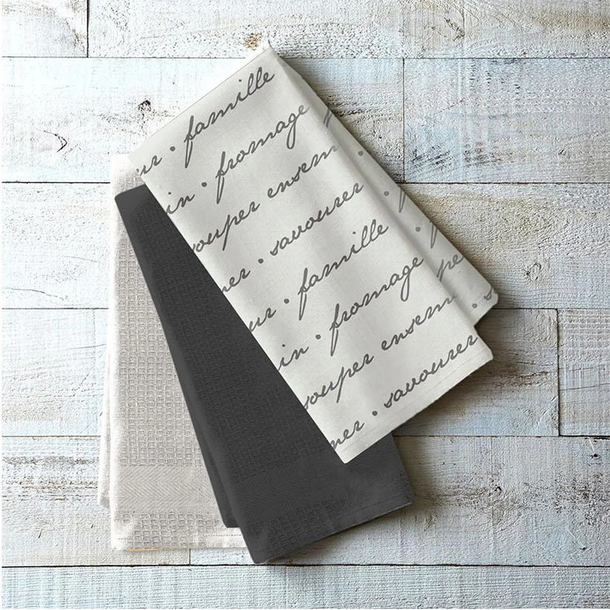 Elise Collection - 3 Piece Tea Towel Set