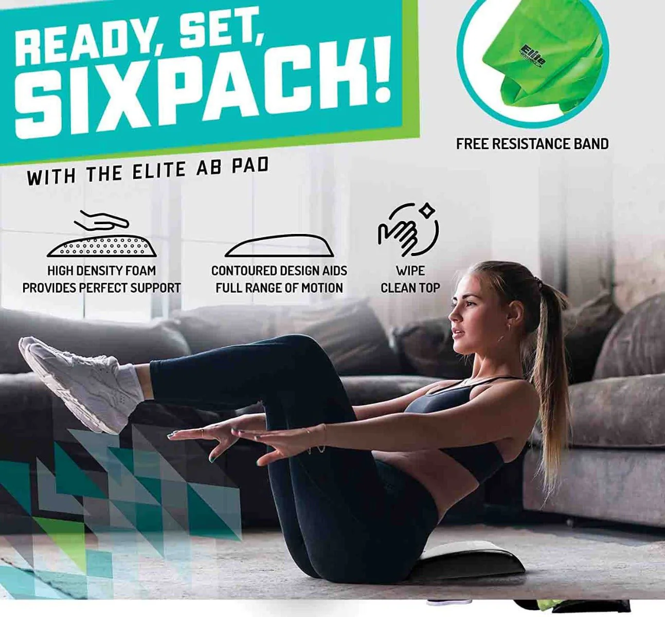 Elite Sports Abdominal Sit Up Pad - Image 2